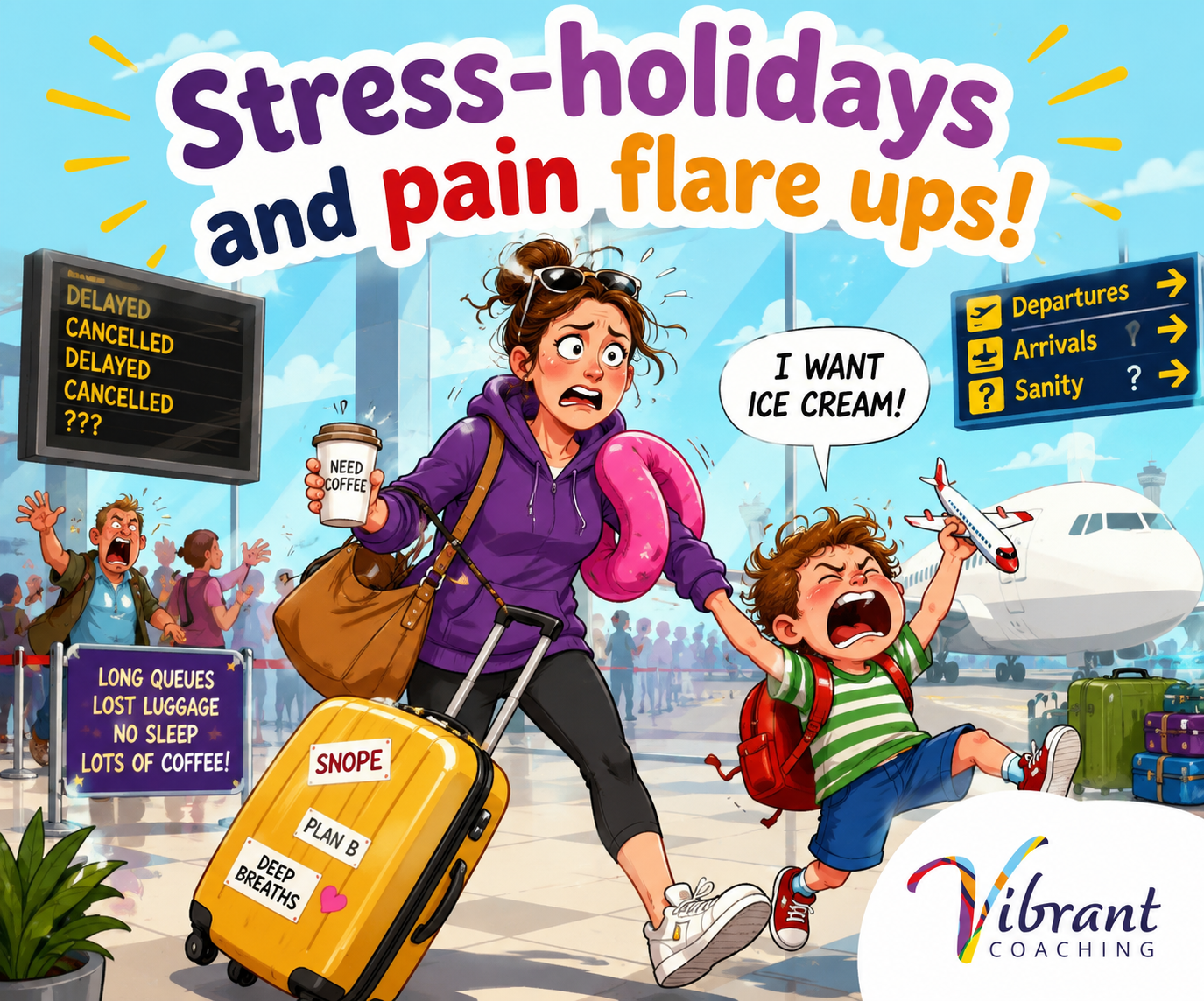Stress and pain flare ups